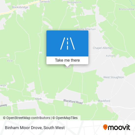 Binham Moor Drove map