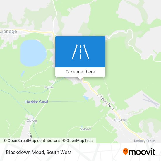 Blackdown Mead map