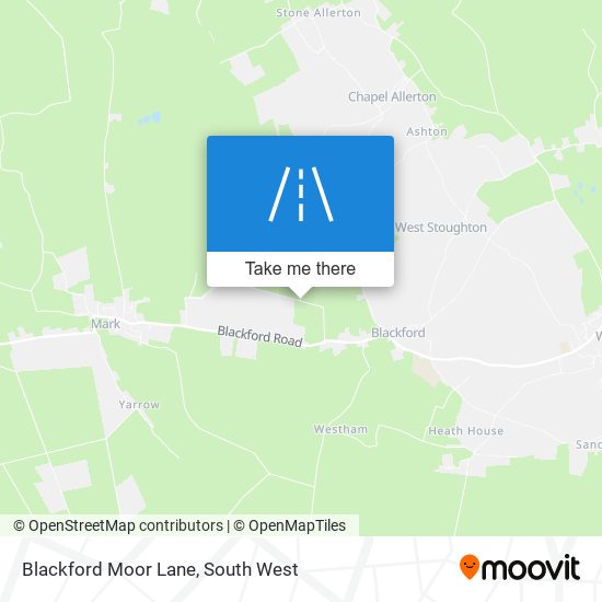 Blackford Moor Lane map