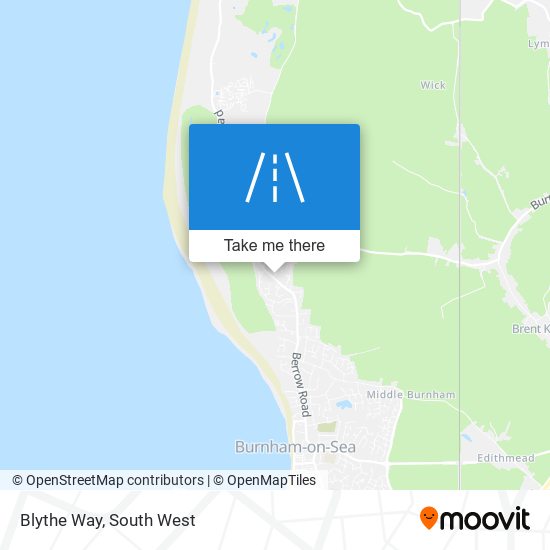 Blythe Way map