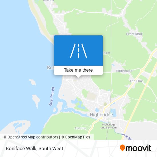 Boniface Walk map
