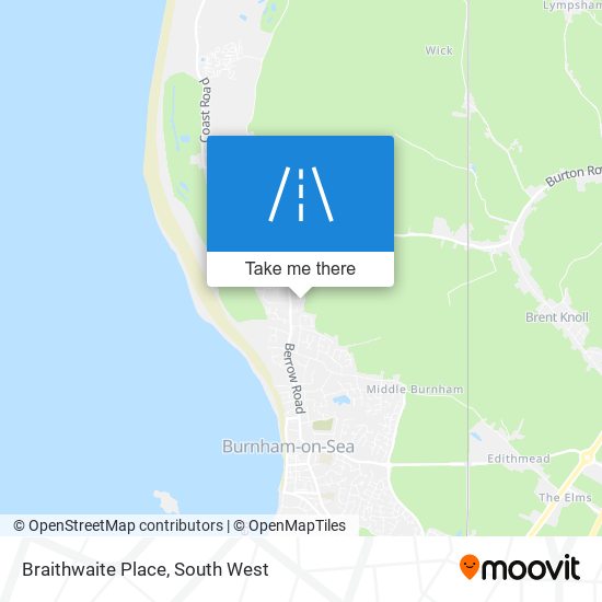 Braithwaite Place map