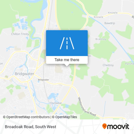 Broadoak Road map