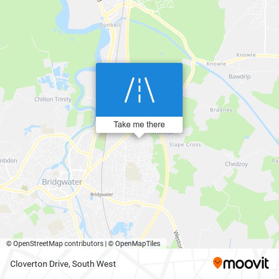 Cloverton Drive map