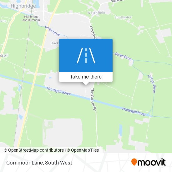 Cornmoor Lane map