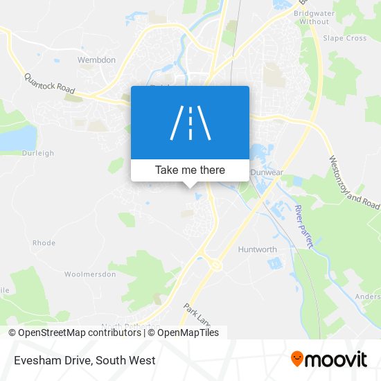 Evesham Drive map