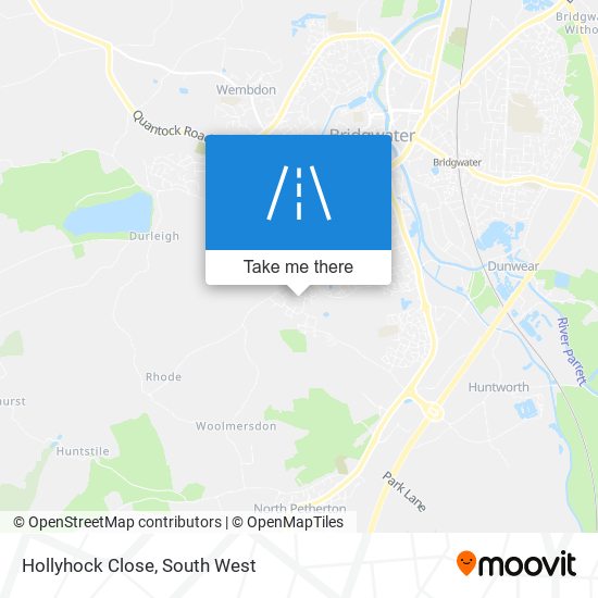 Hollyhock Close map