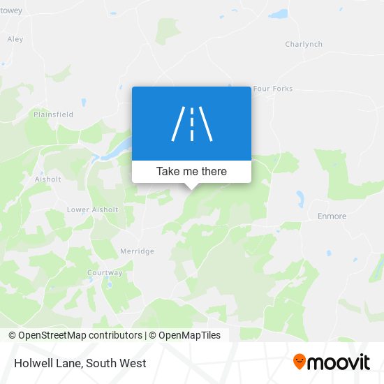 Holwell Lane map