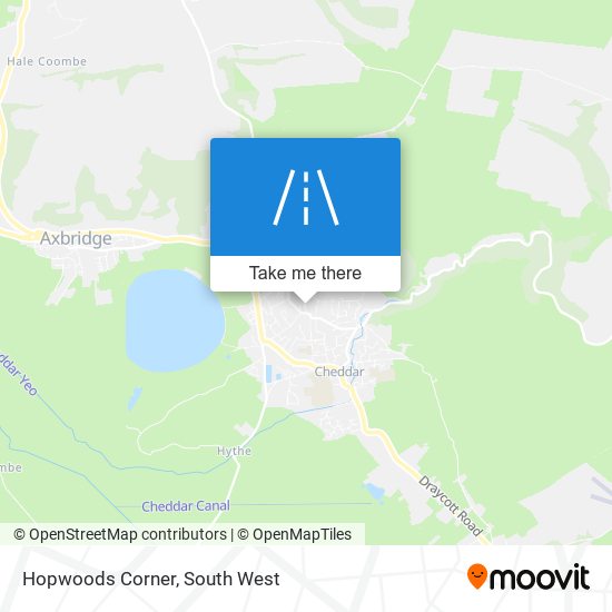 Hopwoods Corner map