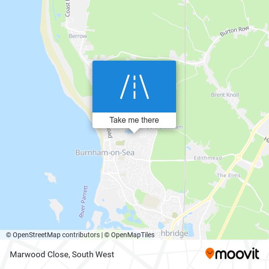 Marwood Close map