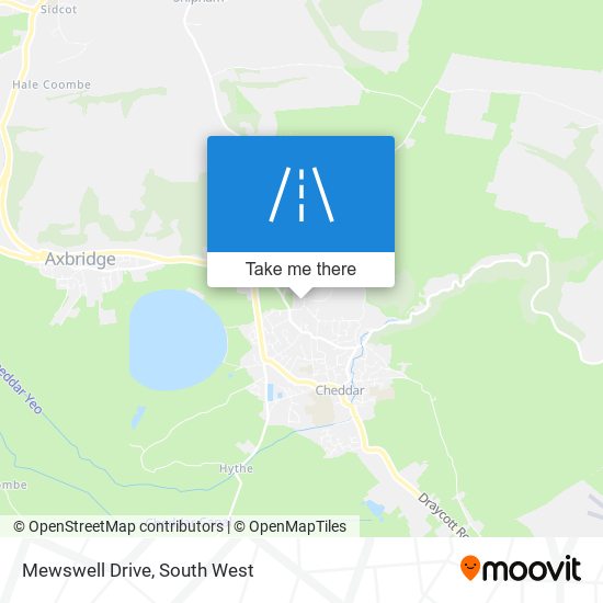 Mewswell Drive map