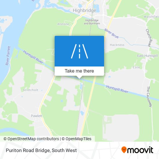 Puriton Road Bridge map