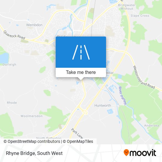 Rhyne Bridge map