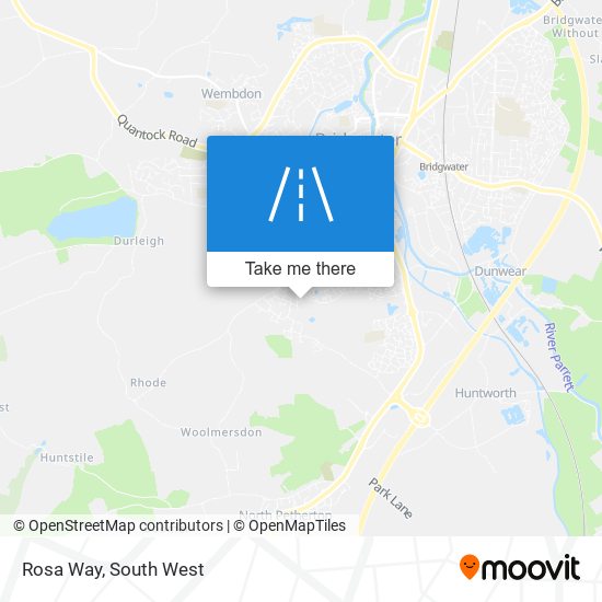 Rosa Way map