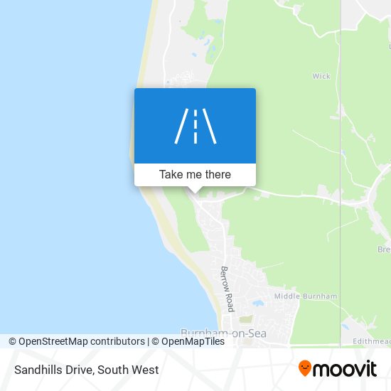 Sandhills Drive map