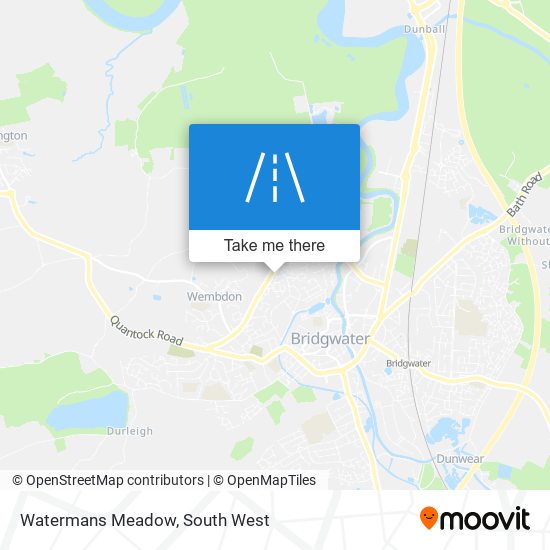 Watermans Meadow map