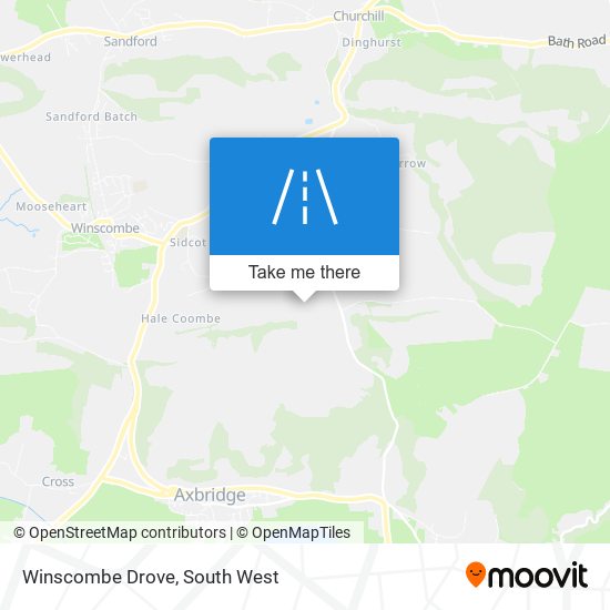 Winscombe Drove map