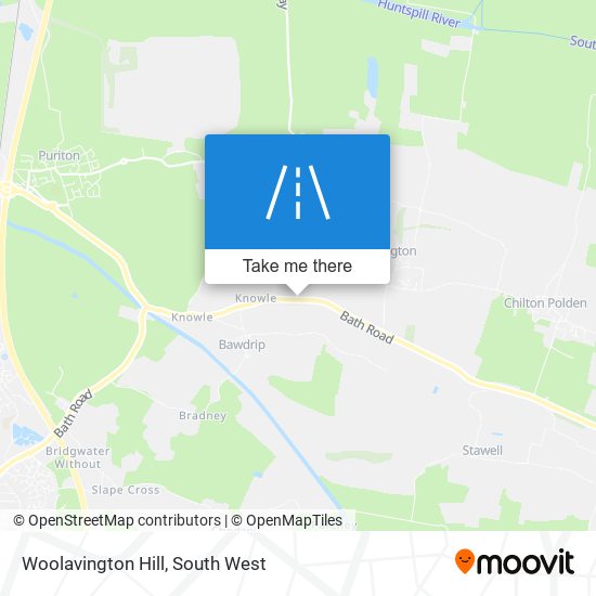 Woolavington Hill map