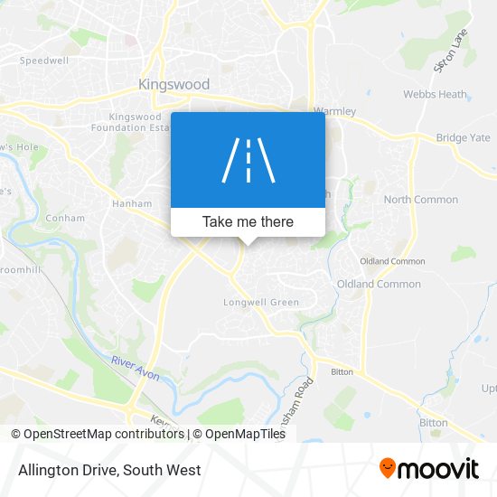 Allington Drive map