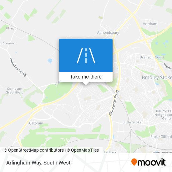 Arlingham Way map