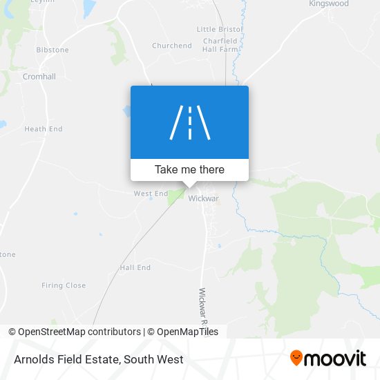 Arnolds Field Estate map