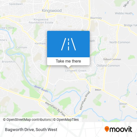 Bagworth Drive map