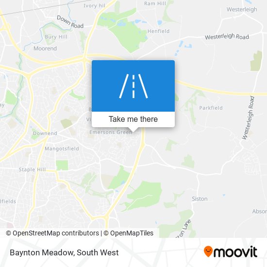 Baynton Meadow map