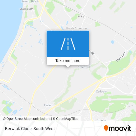 Berwick Close map