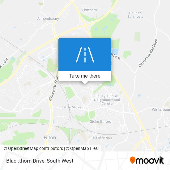 Blackthorn Drive map