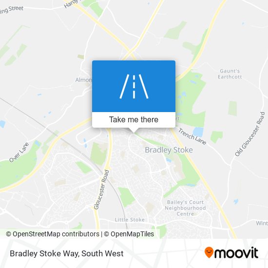 Bradley Stoke Way map