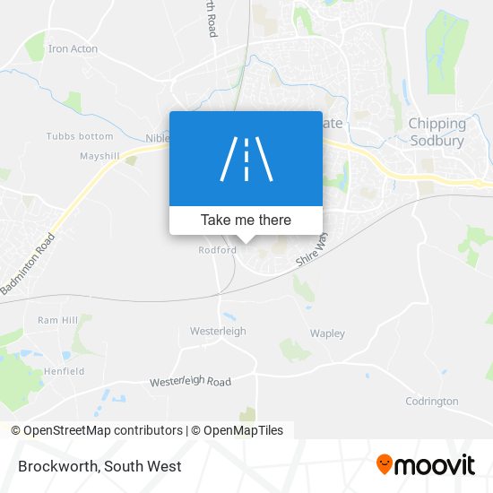 Brockworth map