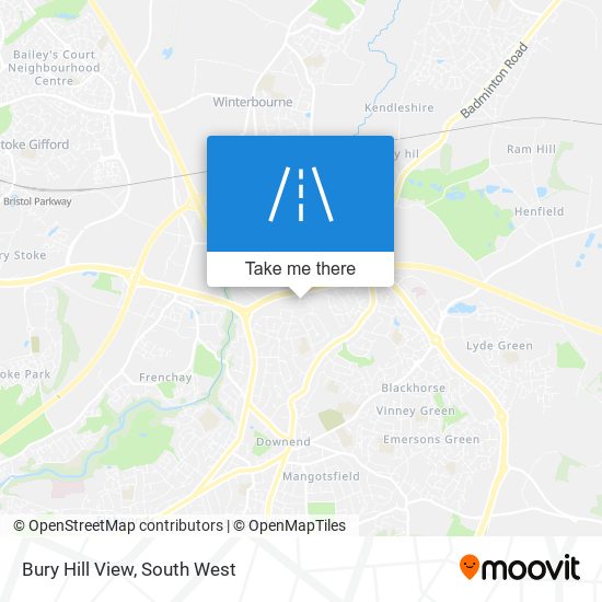 Bury Hill View map