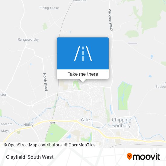 Clayfield map