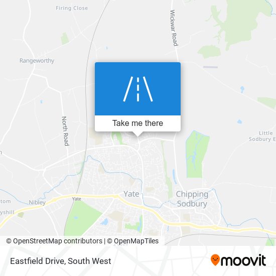 Eastfield Drive map