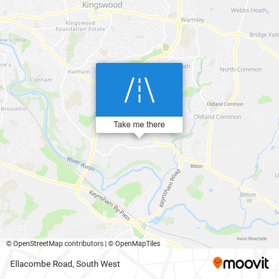 Ellacombe Road map