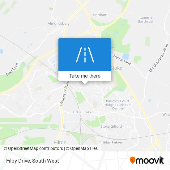 Filby Drive map