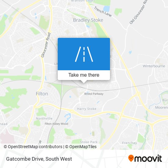 Gatcombe Drive map