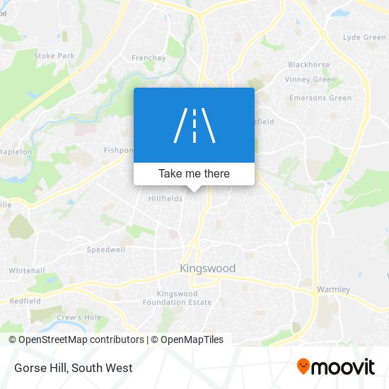 Gorse Hill map