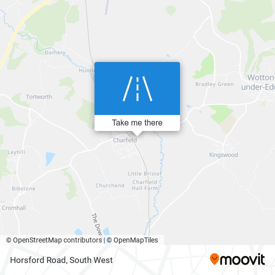 Horsford Road map