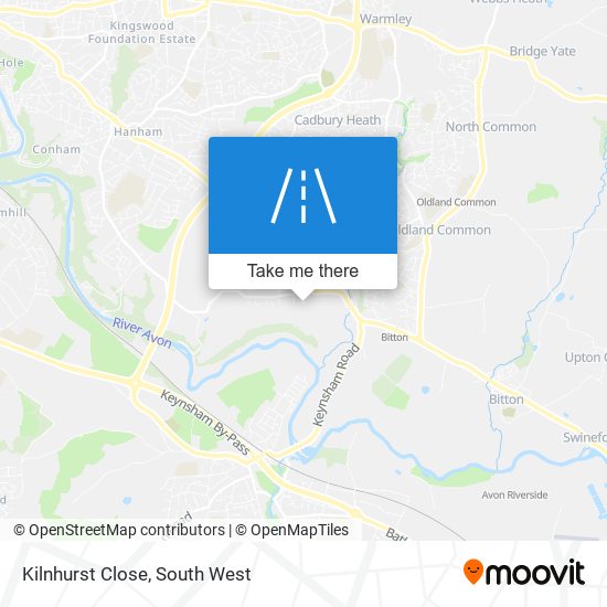 Kilnhurst Close map