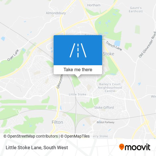 Little Stoke Lane map