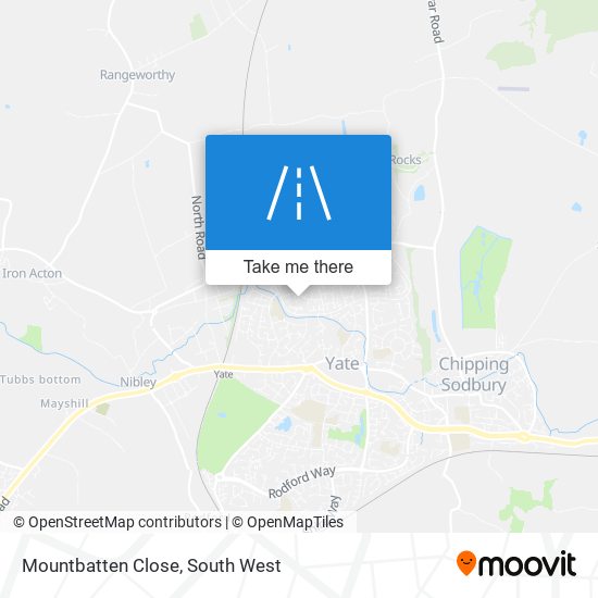 Mountbatten Close map