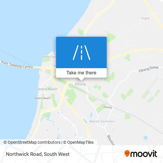 Northwick Road map