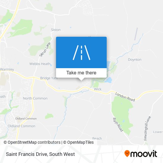 Saint Francis Drive map