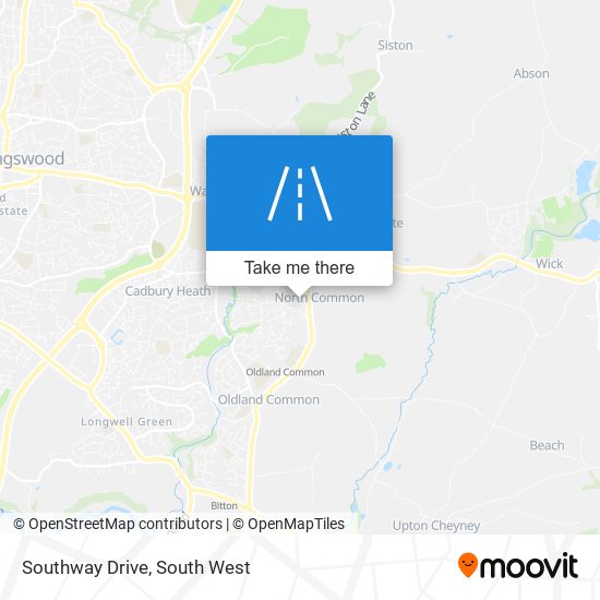 Southway Drive map