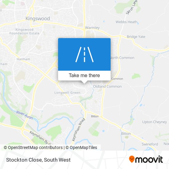Stockton Close map