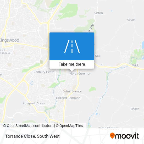 Torrance Close map