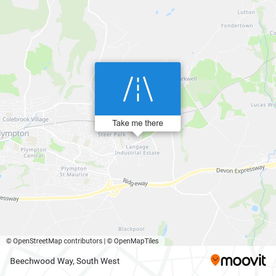 Beechwood Way map