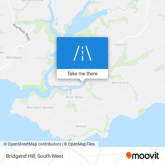 Bridgend Hill map