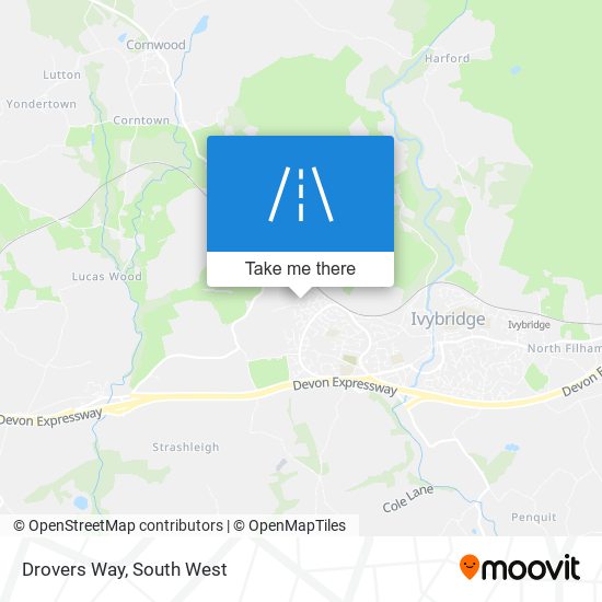 Drovers Way map